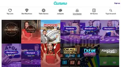 موقع كازينو كاسومو اون لاين