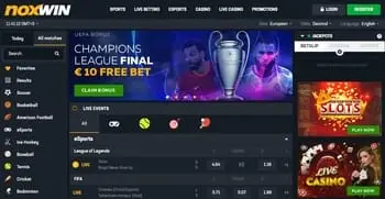 موقع Noxwin للمراهنات الرياضية اون لاين