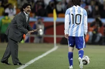 ميسي في كأس العالم 2010